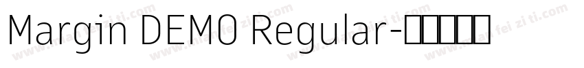 Margin DEMO Regular字体转换